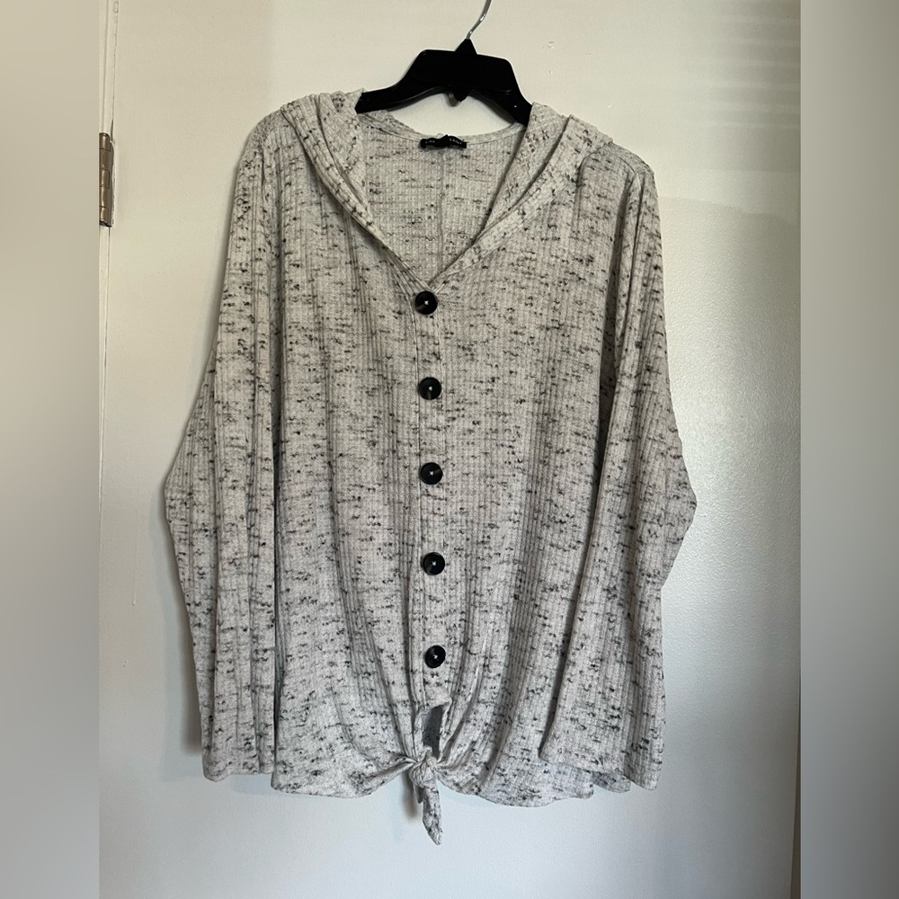 Lane Bryant -Comfortable  and casual women’s plus light knit hoodie.